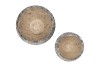 MONTY GREY POT S/2 28X24/21X21CM