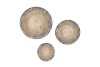 MONTY GREY POT ROUND S/3 25X20/20X17/14X14CM