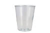 GLASS COLDCUT CONICAL VASE MIKEY 19X16,5CM