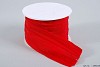 RIBBON PLEATED RED 6CM X 10 METER