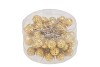 PAREL METAAL SPELD KLEIN DIA 1CM X 6CM PER DOOS A 48 STUKS GOUD