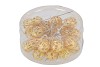 PAREL METAAL SPELD GROOT DIA 2CM X 8CM PER DOOS A 24 STUKS GOUD