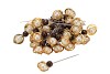 PEARL PINS GOLD COMBI SET OF 36