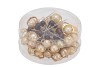 PEARL PINS GOLD COMBI SET OF 36