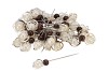 PEARL PINS SILVER COMBI SET OF 36
