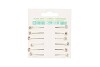 FLOWERMATERIAL DIAMOND PINS SILVER DIA 0.6CM SET OF 12