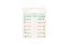 FLOWERMATERIAL DIAMOND PIN SILVER DIA 0.5CM X 6CM SET OF 12