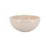 CERAMIC BEIGE STONE BOWL 18X9CM
