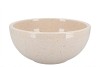 CERAMIC BEIGE STONE BOWL 26X12CM