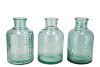 BLOIS GREEN VASE BOTTLE ASS 20X12CM