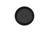 FLORISTRY PLATE 24CM P/10 BLACK