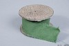 RIBBON COTTON ON A ROLL GREEN 3.2CM A 3 METER