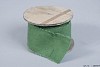 RIBBON COTTON ON A ROLL GREEN 4.6CM A 3 METER