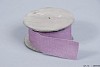 RIBBON COTTON ON A ROLL PINK 2.8CM A 3 METER
