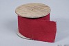 RIBBON COTTON ON A ROLL RED 4.6CM A 3 METER