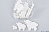 SHEEP WOODEN WHITE ASSORTED SET OF 20