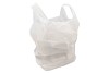 BLOEMSCHIKMATERIAAL DRAAGTAS PLASTIC WIT 80X40CM PER 500 STUKS