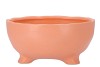 ST TROPEZ PEACH MAT BOWL 22X10CM