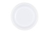 CERAMIC BOWL WHITE SHINY LOW ROUND 25CM