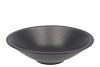 CERAMIC BOWL GRAPHITE FLAT ROUND 33X9CM NM