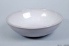 BOWL SPHERE SHADED LOW STONE 30X9CM