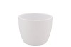 CERAMIC WHITE MATT POT 7X6CM