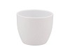 CERAMIC WHITE MATT POT 10X8,5CM