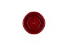 CÉRAMIQUE POT VIN ROUGE BRILLANT 7CM 
