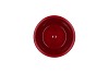 CERAMIC WINE RED SHINY POT 8X7,5CM