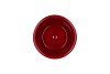 CERAMIC WINE RED SHINY POT 10X8,5CM
