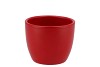 CERAMIC RED MATT POT 8CM