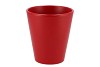 CERAMIC RED MATT POT ORCHID 15X15CM