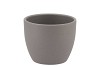 CERAMIC GREY STRUCTURE POT 10CM