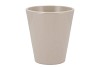 CERAMIC SHINY TAUPE POT ORCHID 15CM NM