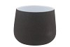 BERLIJN STEENGRIJS POT 19X15CM