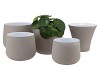 BERLIJN STONE TAUPE POT 13X11CM