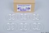 GLAS DRIJVENDE DONUT D8CM PER 6 STUKS