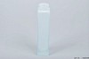 GLASS SQUARE VASE FROSTED 5X5X21CM