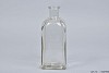 GLAS FLES HELDER VIERKANT 9X9X22CM