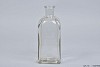 GLASS BOTTLE CLEAR SQUARE 9X9X22CM