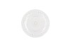 DAYAH TRANSPARENT GLASS PLATE ON FOOT 15X8CM