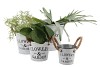 ZINK TOUW POT ROND + OREN 17X15CM
