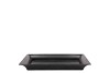 MELAMINE GREY BOWL SQUARE 20X20X3CM NM