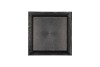 MELAMINE GREY BOWL SQUARE 20X20X3CM NM