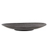 MELAMINE GREY PLATE ROUND 45X6CM NM