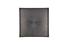 MELAMINE GREY BOWL SQUARE 25X25X3CM NM