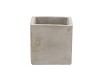 CONCRETE GREY POT SQUARE 9X9X9CM