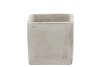 CONCRETE GREY POT SQUARE 11X11X11CM