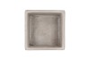 CONCRETE GREY POT SQUARE 13X13X13CM