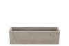 CONCRETE GREY BOWL RECTANGLE 28X9X8CM